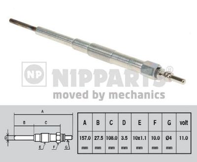 Glow Plug NIPPARTS N5717000