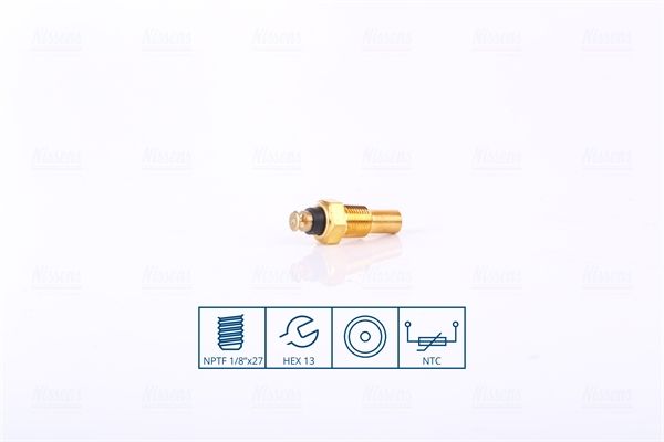 NISSENS 207002 Sensor, coolant temperature