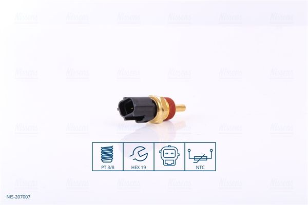 NISSENS 207007 Sensor, coolant temperature