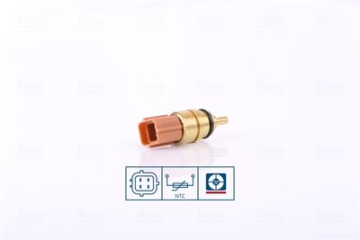 Sensor, coolant temperature NISSENS 207051