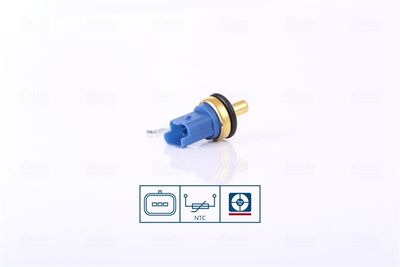 Sensor, coolant temperature NISSENS 207069