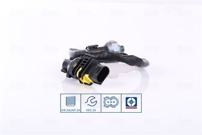 Pressure Switch, air conditioning NISSENS 301025