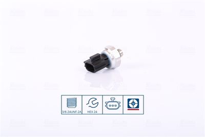 Pressure Switch, air conditioning NISSENS 301040