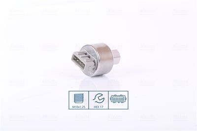 Pressure Switch, air conditioning NISSENS 301103
