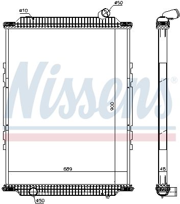 NISSENS 6378920 Radiator, engine cooling