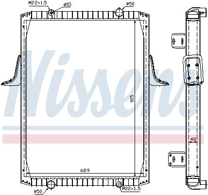 NISSENS 63821A Radiator, engine cooling