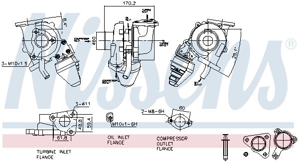 NISSENS 93629 Charger, charging (supercharged/turbocharged)