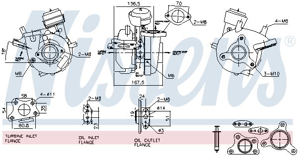 NISSENS 93731 Charger, charging (supercharged/turbocharged)