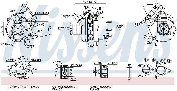 NISSENS 93796 Charger, charging (supercharged/turbocharged)