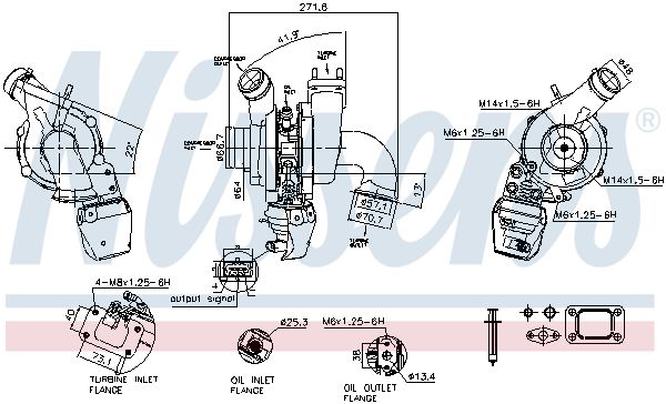 NISSENS 93847 Charger, charging (supercharged/turbocharged)