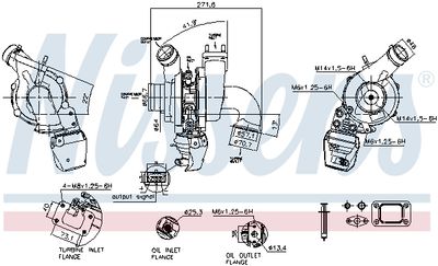 Charger, charging (supercharged/turbocharged) NISSENS 93847