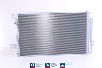 Condenser, air conditioning NISSENS 940022