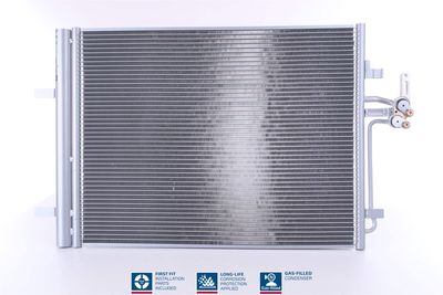 Condenser, air conditioning NISSENS 940044