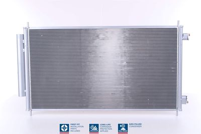 Condenser, air conditioning NISSENS 940163