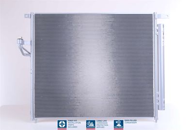 Condenser, air conditioning NISSENS 940266
