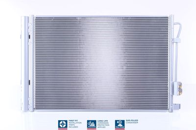 Condenser, air conditioning NISSENS 940636