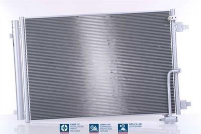 Condenser, air conditioning NISSENS 941050
