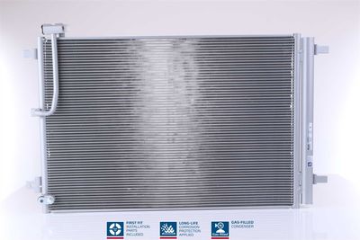 Condenser, air conditioning NISSENS 941077