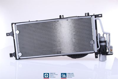 Condenser, air conditioning NISSENS 94722