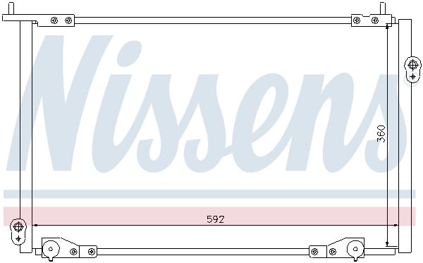 NISSENS 94736 Condenser, air conditioning