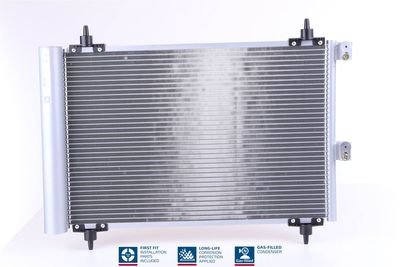 Condenser, air conditioning NISSENS 94870