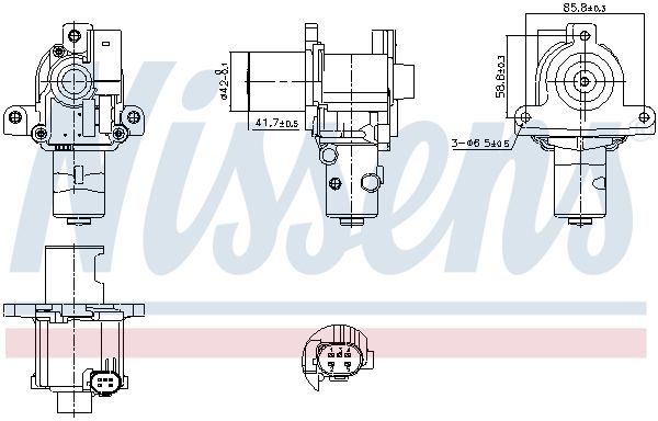 NISSENS 98183 EGR Valve