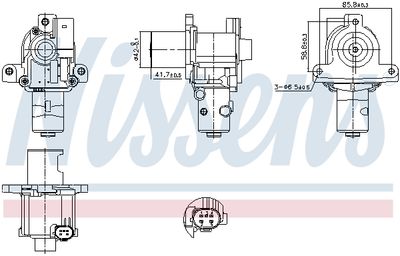 EGR Valve NISSENS 98183