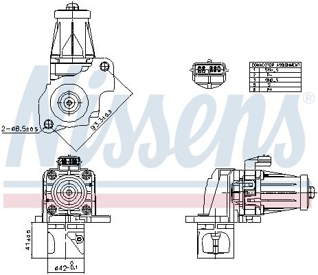 NISSENS 98405 EGR Valve