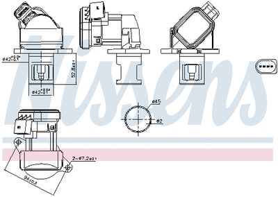 EGR Valve NISSENS 98438
