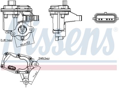 EGR Valve NISSENS 98446