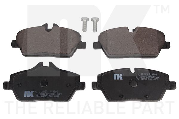 NK 221571 Brake Pad Set, disc brake