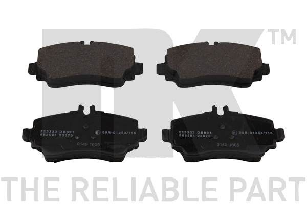 NK 223333 Brake Pad Set, disc brake
