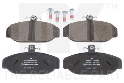 Brake Pad Set, disc brake NK 224804