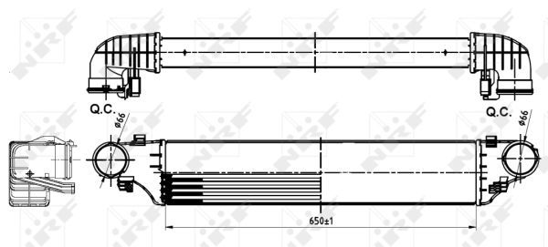 NRF 30164A Charge Air Cooler