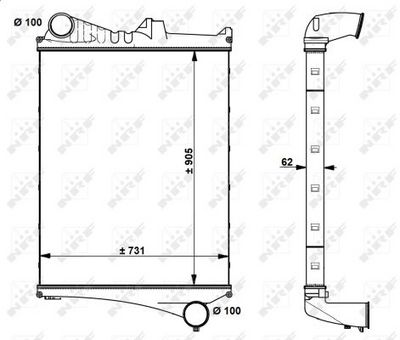 Charge Air Cooler NRF 30225