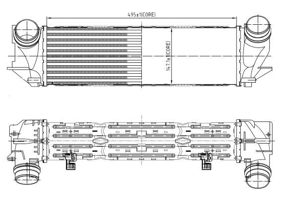 NRF 309065 Charge Air Cooler