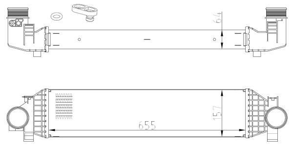 NRF 309068 Charge Air Cooler