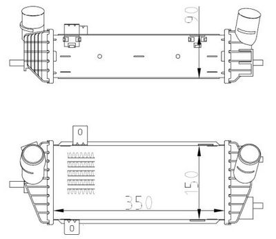 Charge Air Cooler NRF 309070