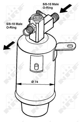 NRF 33018 Dryer, air conditioning