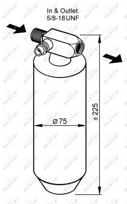 NRF 33079 Dryer, air conditioning