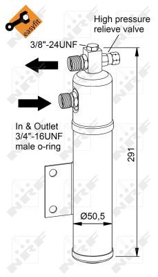NRF 33366 Dryer, air conditioning