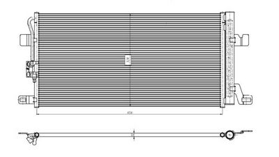 Condenser, air conditioning NRF 350463