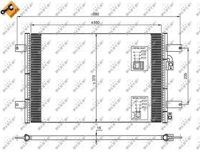 Condenser, air conditioning NRF 35249
