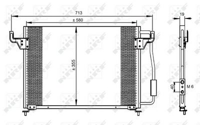 Condenser, air conditioning NRF 35261