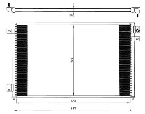 NRF 35567 Condenser, air conditioning