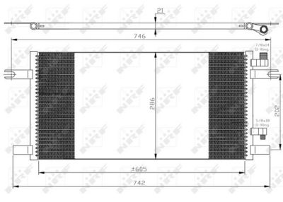 Condenser, air conditioning NRF 35647