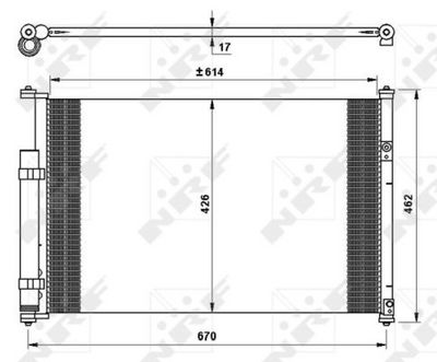 Condenser, air conditioning NRF 35769