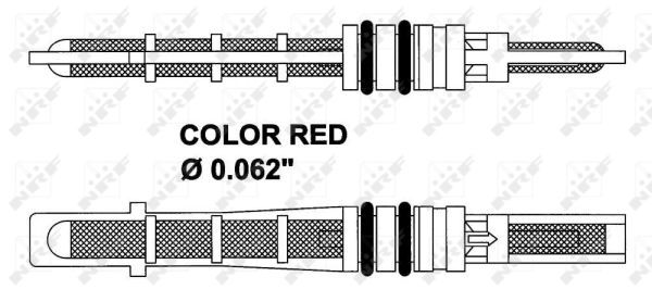 NRF 38208 Expansion Valve, air conditioning