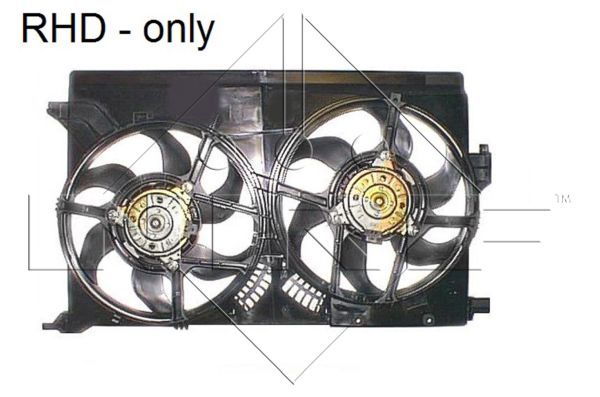 NRF 47316 Fan, engine cooling