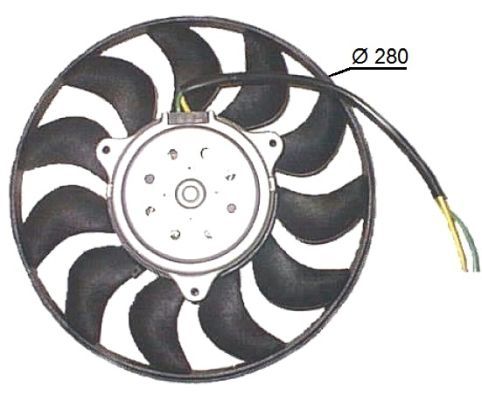 NRF 47616 Fan, engine cooling